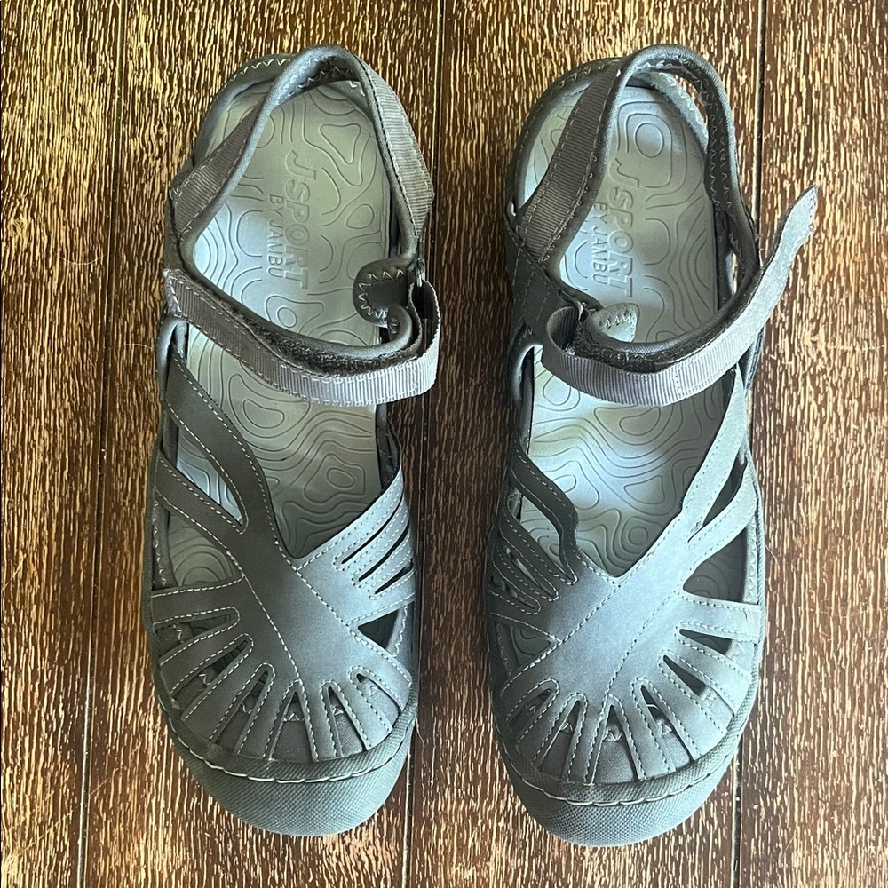 Gray Jambu Hiking Sandals sz 9